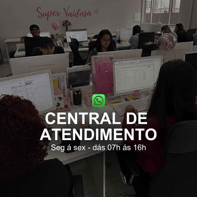 Central de atendimento - seg a sex das 7h às 16h